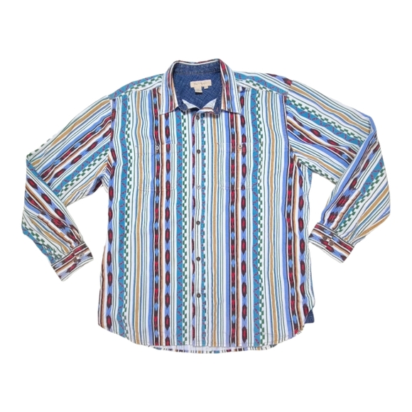 The Territory Ahead Other - The Territory Ahead Aztect Western Button Down Shirt w/ Pockets
